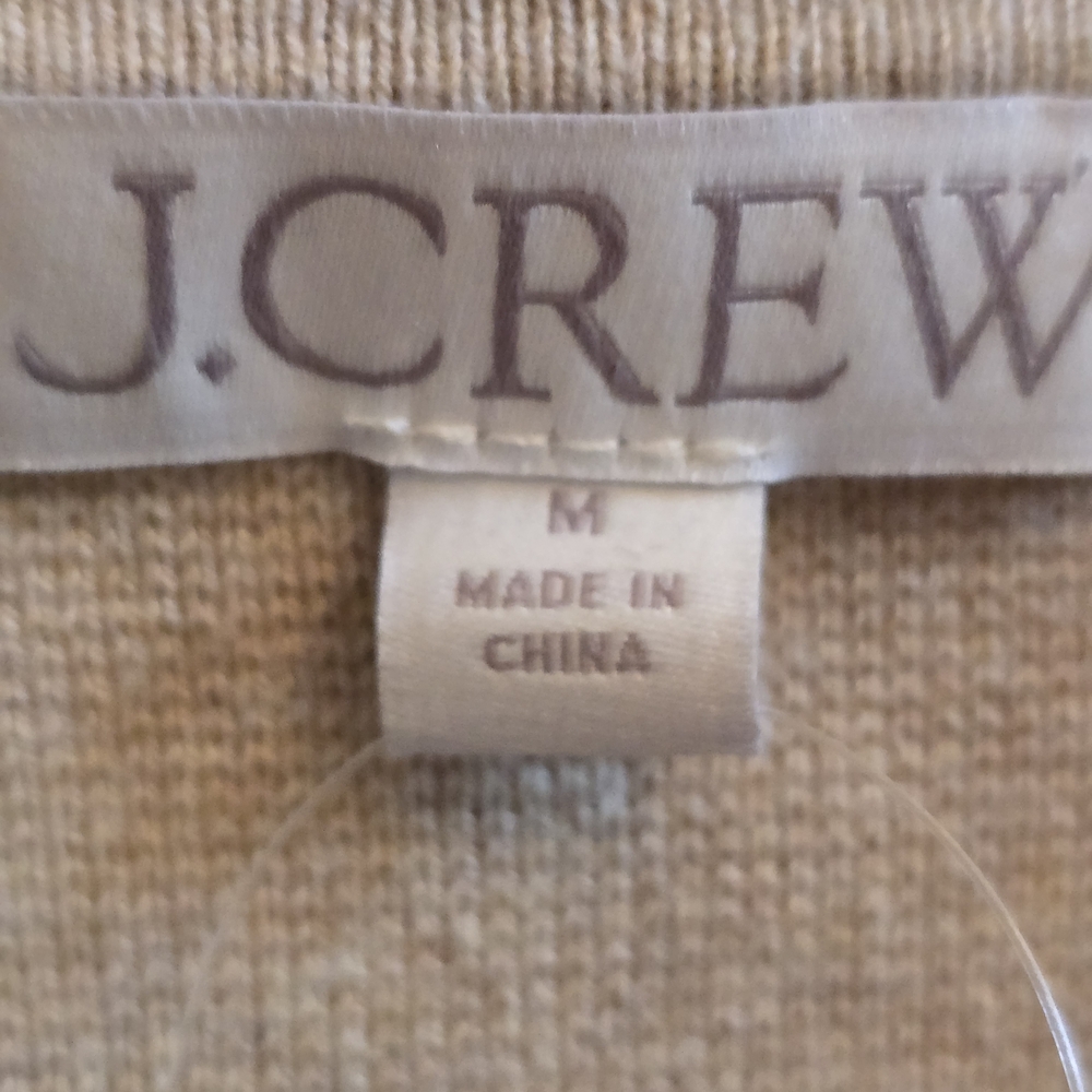 NWT J. Crew Long Giselle Sweater/Blazer, Gold Buttons, Sz M - Picture 8 of 10